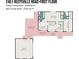 First floor plan featuring an open layout, including kitchen, living room, and primary bedroom with en-suite bathroom at 2451 Reepsville Rd, Lincolnton, NC 28092