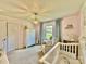 Delightful Bedroom with a crib, comfortable chair, soft carpet, and chandelier, offering a peaceful and inviting space at 2810 Elizabeth Ave, Shelby, NC 28150