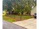 Spacious fenced backyard, providing a secure and private outdoor space with mature trees at 312 Shady Ln, Lincolnton, NC 28092