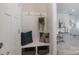 Inviting entryway with a bench, storage, and decorative accents at 4045 Port Richmond Ave # 10, Gastonia, NC 28056