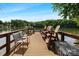 Private dock on the lake featuring a seating area and stunning water views at 408 Emerald Bay Dr, Salisbury, NC 28146