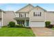 Charming two-story home featuring a well-manicured front lawn and a welcoming teal front door at 507 Galesburg Dr, Monroe, NC 28110