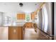 Stylish kitchen boasting stainless steel appliances and a functional kitchen island at 6504 Sybil Ct, Indian Trail, NC 28079