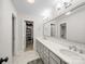 Bathroom with double vanity, and ample counter space at 8527 Foxbridge Dr, Matthews, NC 28104