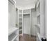 Walk-in closet with built-in shelving and ample storage space at 9315 Simpson Rd, Waxhaw, NC 28173