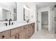 Elegant bathroom with double vanity, marble countertops, and modern fixtures at 1011 Sandy Ct, Gastonia, NC 28056