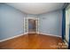Office with hardwood floors, French doors, and a serene atmosphere at 10515 Greenhead View Rd, Charlotte, NC 28262