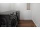 Modern laundry room featuring a sleek washer and dryer set at 1135 Brook Path Trl, Denver, NC 28037