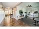 Spacious exercise room with gym equipment, a wall mirror and recessed lighting at 12107 Grey Partridge Dr, Charlotte, NC 28278