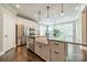 Beautiful kitchen island with stainless steel appliances and lots of natural light at 12107 Grey Partridge Dr, Charlotte, NC 28278