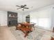 Nicely decorated dining room with a fireplace and lots of natural light at 1325 Marshville Olive Branch Rd, Marshville, NC 28103