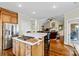 Modern kitchen with a center island, stainless steel appliances, and an open layout at 133 43Rd Avenue Nw Ln, Hickory, NC 28601