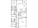 Detailed floor plan showcasing the layout of the house, including bedrooms, bathrooms, kitchen, and living areas at 1600 Baymont Ct, Stanley, NC 28164
