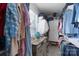 Walk-in closet with wood drawers and shelving provides ample storage space at 1643 Essex Hall Dr, Rock Hill, SC 29730