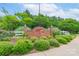 Attractive community sign with lush landscaping and manicured greenery at 1643 Essex Hall Dr, Rock Hill, SC 29730