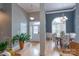 Elegant foyer with natural light and hardwood flooring at 1643 Essex Hall Dr, Rock Hill, SC 29730