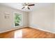 Bedroom with gleaming wood floors and an airy feel at 220 Pinehurst Ln, Newton, NC 28658
