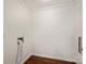 Laundry area with dark trim and lots of space at 2445 Selwyn Ave # 104, Charlotte, NC 28209