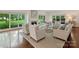 Sun-drenched living room with hardwood floors, fireplace, and plush seating offers an inviting space for relaxation at 2445 Selwyn Ave # 104, Charlotte, NC 28209