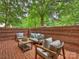 Charming patio area with brick paving, comfortable seating, and a serene outdoor ambiance at 2445 Selwyn Ave # 104, Charlotte, NC 28209