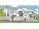 Elegant multi-story home with detailed trim, multiple windows, and landscaped front yard, offering great curb appeal at 305 S Gardner Ave, Charlotte, NC 28208