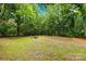 Spacious backyard featuring lush greenery and outdoor seating, perfect for relaxation at 4114 Stacy Blvd, Charlotte, NC 28209