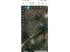 Aerial view of the property boundaries showing land and road access at 490 Deberry Rd, Mount Gilead, NC 27306