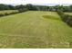 The back yard of the home displays ample green space and well maintained lawn at 5200 Winding Ln, Indian Trail, NC 28079