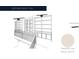 Upstairs built-ins with hardware and painted in SW Shoji White, providing ample storage and display space at 5427 Addison Dr, Charlotte, NC 28211