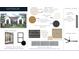 A collection of color and style selections to be used in the new home construction at 5427 Addison Dr, Charlotte, NC 28211