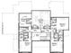 Second floor layout for a home with laundry, rec room, and 4 bedrooms each with ensuite bathroom and walk-in closet at 5427 Addison Dr, Charlotte, NC 28211