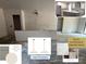 Design concepts for the new kitchen, including a waterfall island and pendant lights at 5427 Addison Dr, Charlotte, NC 28211