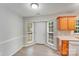 Bright dining area featuring ample natural light and a view of the yard at 6216 Bandy Dr, Charlotte, NC 28227