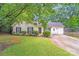 Charming single-story home with a well-maintained lawn and mature trees at 6216 Bandy Dr, Charlotte, NC 28227