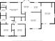 Detailed floor plan layout of the home showing room dimensions and layout at 6216 Bandy Dr, Charlotte, NC 28227