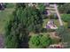 Scenic aerial view of the property highlighting its location with lake access at 709 Sunset Dr, Salisbury, NC 28147