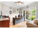 Cozy home office with large window, desk, and ample natural light for productivity at 9000 Petunia Ct, Gastonia, NC 28056