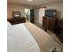Cozy main bedroom with stylish furnishings and wood-look floors at 918 8Th St # 5, Lancaster, SC 29720