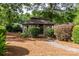 Scenic gazebo nestled among lush greenery and trees, creating a tranquil outdoor space at 1109 Bunch Dr, Statesville, NC 28677