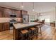 Open concept kitchen with granite island and stainless appliances at 1109 Bunch Dr, Statesville, NC 28677