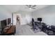 Spacious bedroom with carpet, light paint, and an open doorway into a closet at 122 A Deer Brook Dr # A, Shelby, NC 28150