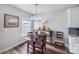 Cozy dining area with hardwood floors, natural light, and traditional furnishings at 122 A Deer Brook Dr # A, Shelby, NC 28150