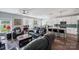 Open living space with a view of the kitchen and dining area at 122 A Deer Brook Dr # A, Shelby, NC 28150