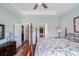 Comfortable bedroom with hardwood floors and ample closet space at 122 A Deer Brook Dr # A, Shelby, NC 28150