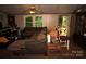 Spacious living room with natural light, couch, and ceiling fan at 1320 Smith Woods Dr, Hickory Grove, SC 29717