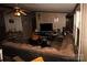Living room with ceiling fan, sectional seating and natural light at 1320 Smith Woods Dr, Hickory Grove, SC 29717