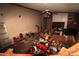 Spacious room with fireplace, ceiling fan and natural light at 1320 Smith Woods Dr, Hickory Grove, SC 29717