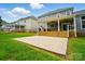 This large patio area is perfect for grilling and outdoor entertaining at 138 Montibello Dr, Mooresville, NC 28117