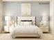 The neutral bedroom features a cozy bed with decorative pillows and matching nightstands at 1541 Croydon St, Indian Land, SC 29707