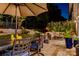 Cozy outdoor patio with comfortable seating and lush landscaping, creating a perfect setting for relaxation at 2630 Mary Butler Way, Charlotte, NC 28226